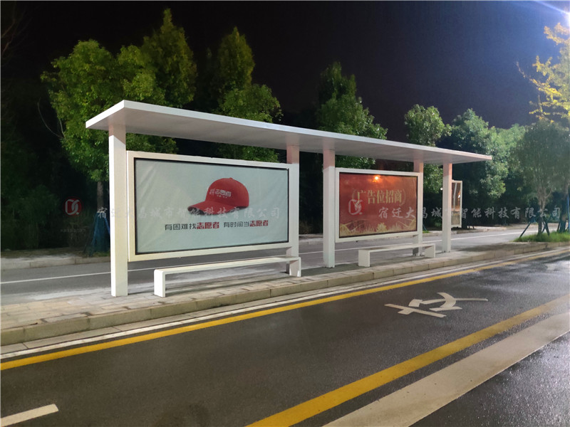 湖南長沙新一批不銹鋼候車亭改造升級建設